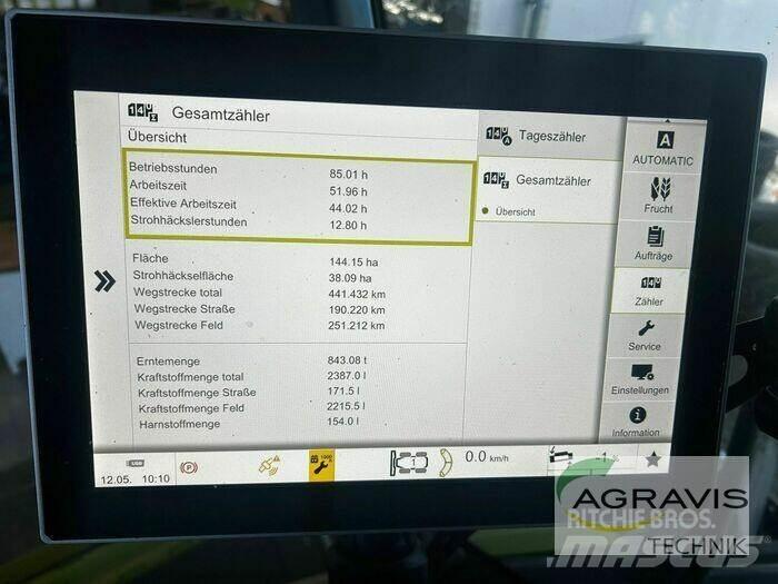 CLAAS TRION 650 Leikkuupuimurit