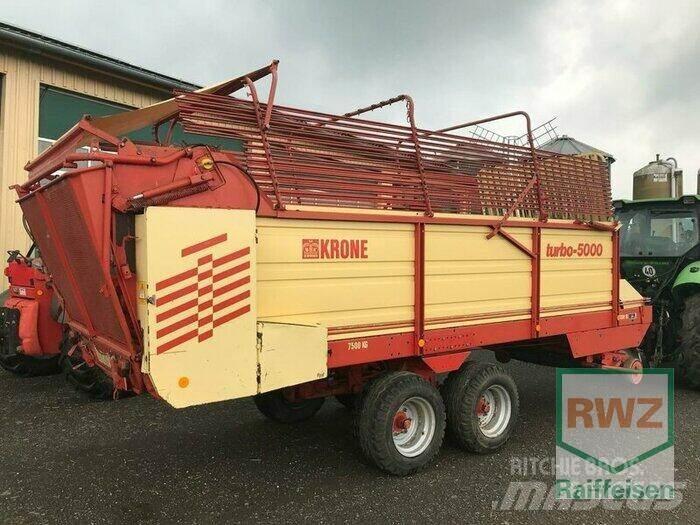 Krone Turbo 5000 Keräävät noukinvaunut ja silppurivaunut