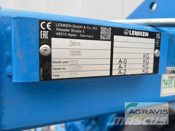 Lemken ZIRKON 12/300 Jyrsimet
