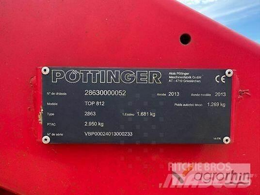 Pöttinger TOP 812 Pöyhimet ja haravat