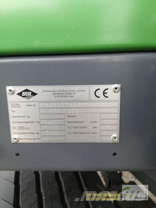 Strautmann SZK 1402 Kippiperävaunut