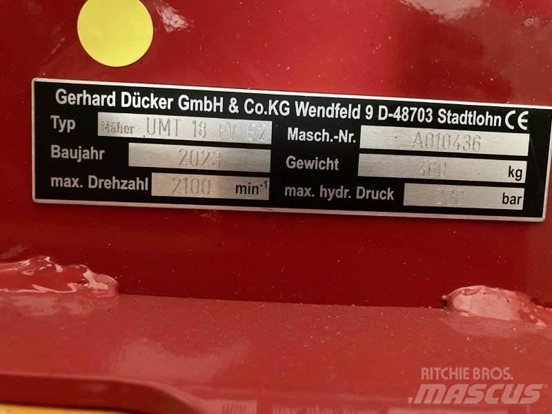 Dücker UMT 18 Perässäkäveltävät leikkurit