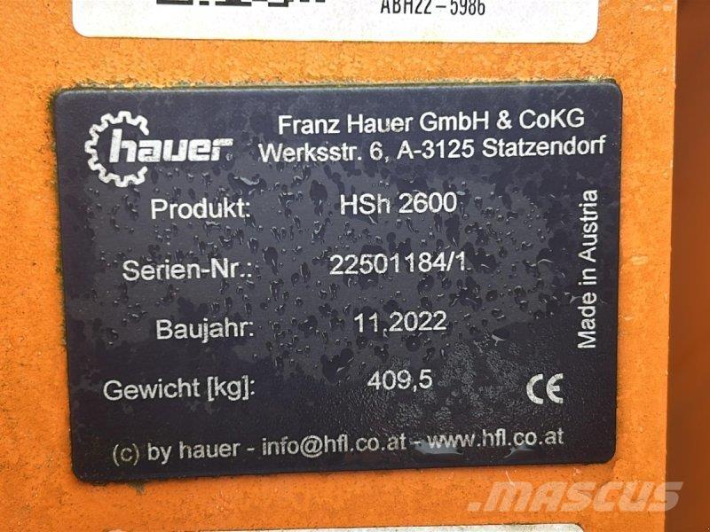 Hauer HSh 2600 Lumiaurat