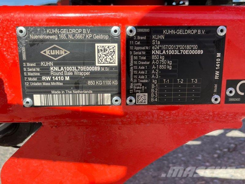 Kuhn RW 1410M Käärijät