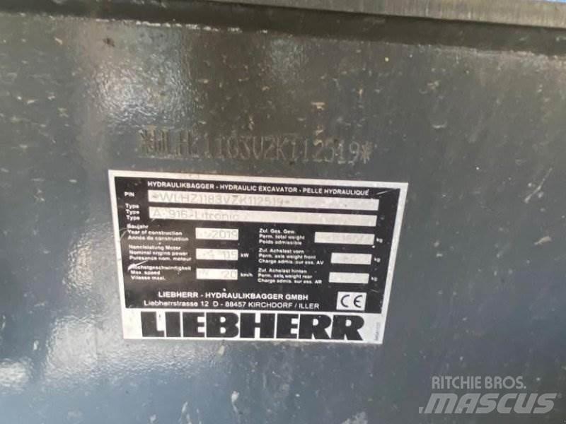 Liebherr A 916 Pyöräkaivukoneet