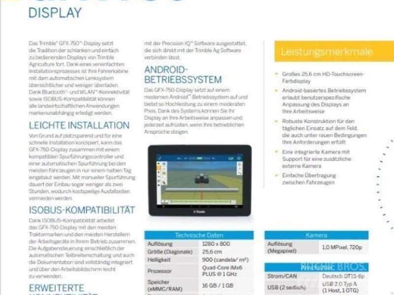 Trimble GFX 750 Muut maatalouskoneet