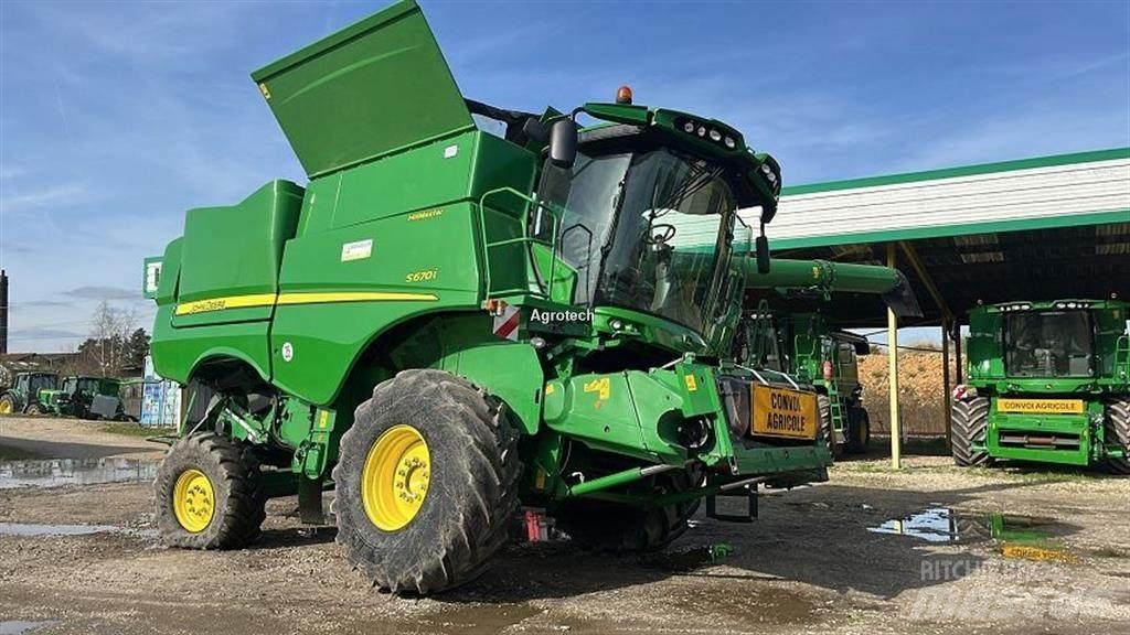 John Deere S670 Leikkuupuimurit