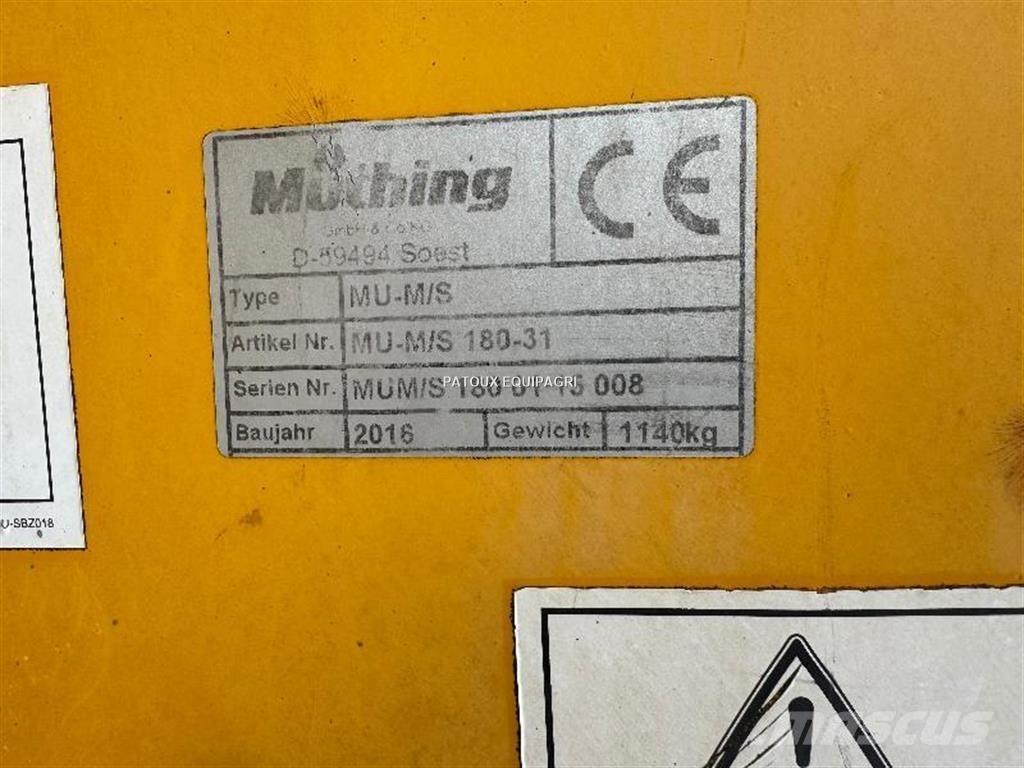 Müthing MU/MS-180 Jyrsimet