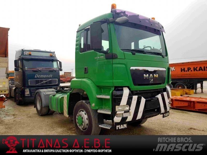 MAN 09 TGS 18.480 4X4 Vetopöytäautot
