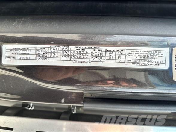 Peterbilt 567 Vetopöytäautot