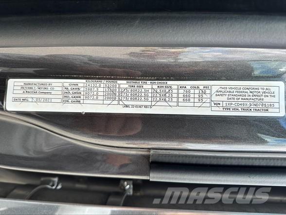 Peterbilt 567 Vetopöytäautot