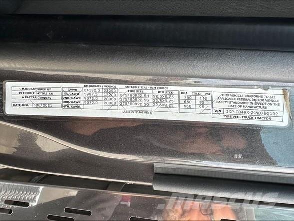 Peterbilt 567 Vetopöytäautot