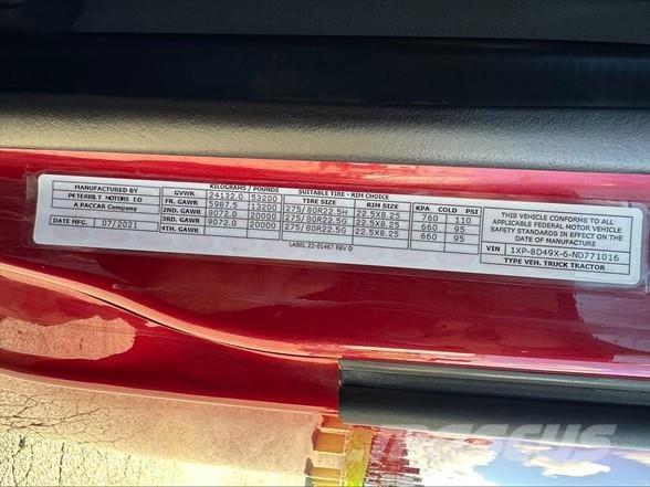 Peterbilt 579 Vetopöytäautot