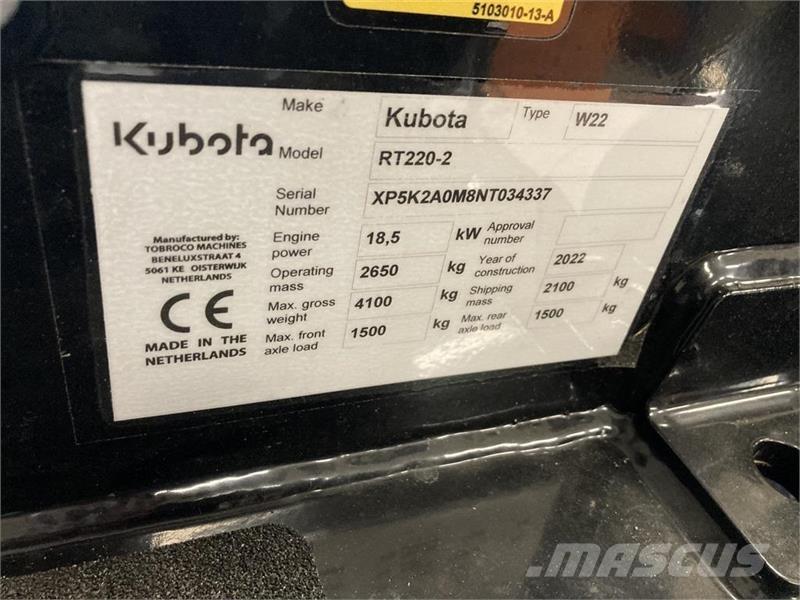 Kubota RT 220- 2 Pienkuormaajat