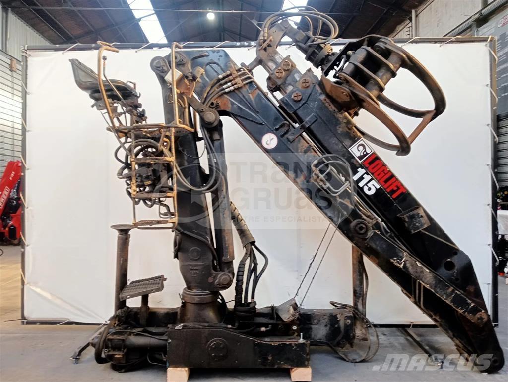 Loglift F115 ZT 93A Juontokourat ja kuormaimet