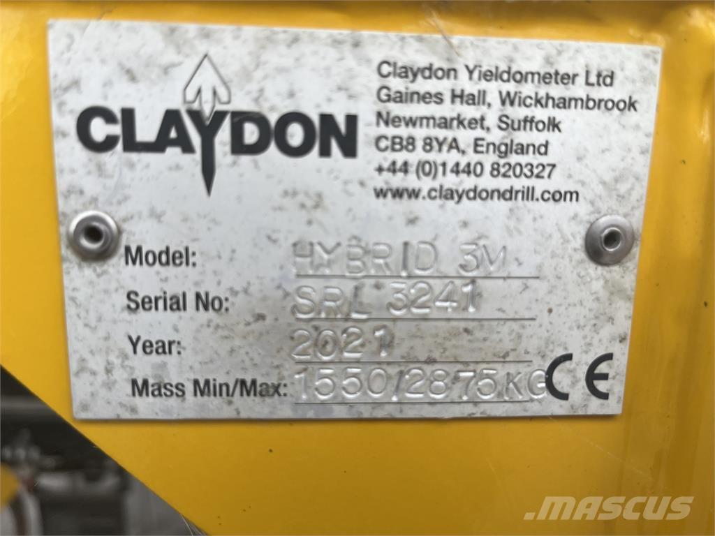 Claydon 3M HYBRID Muut maatalouskoneet