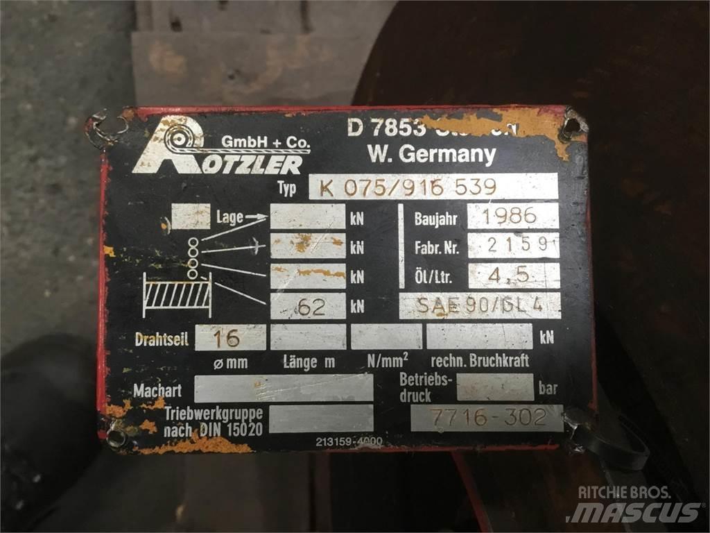 Faun RTF 30 winch Nosturien osat ja lisävarusteet