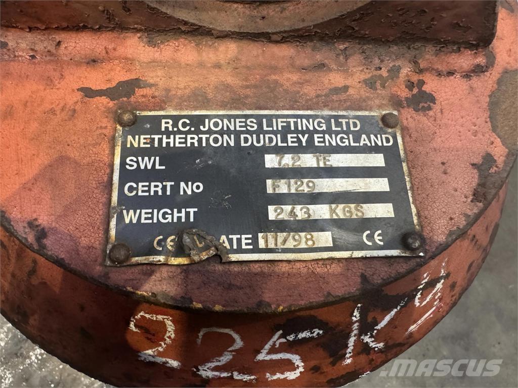  Hookball 7.2 ton Nosturien osat ja lisävarusteet