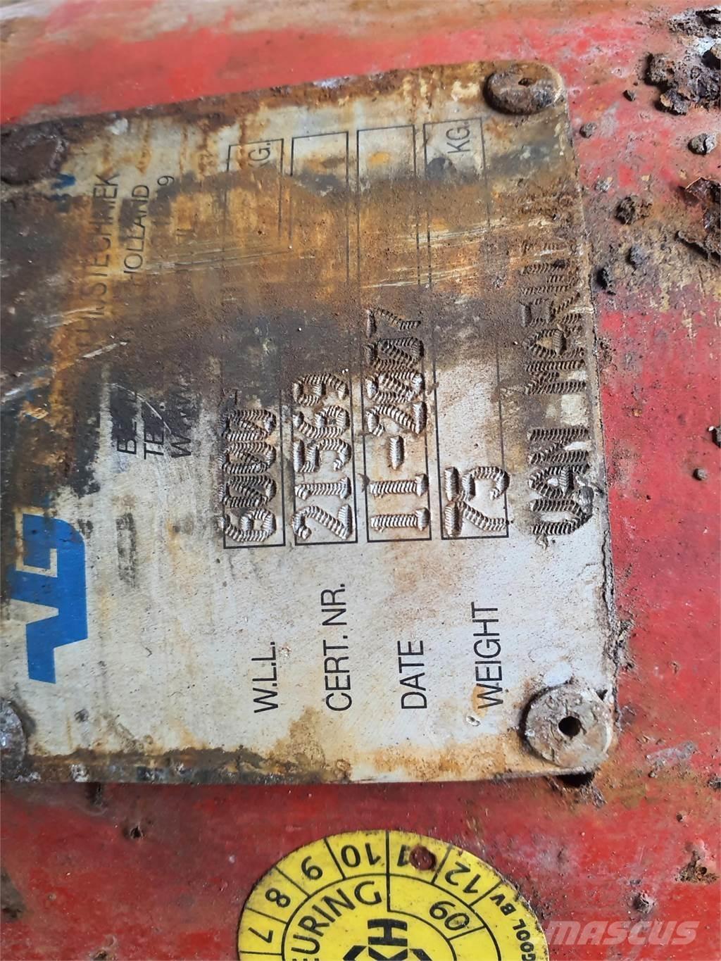 Liebherr Hookball 6T Nosturien osat ja lisävarusteet