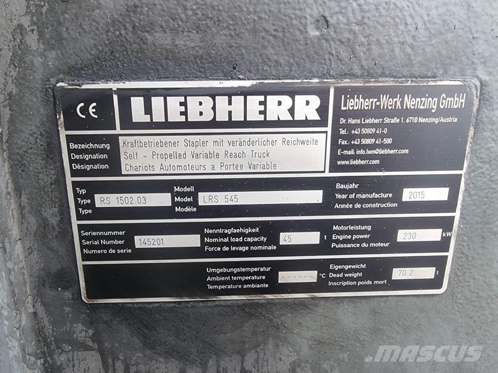 Liebherr LRS 545 Konttikurottajat
