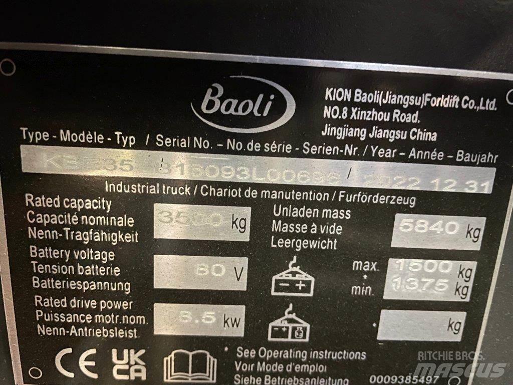 Baoli KBE35 Sähkötrukit