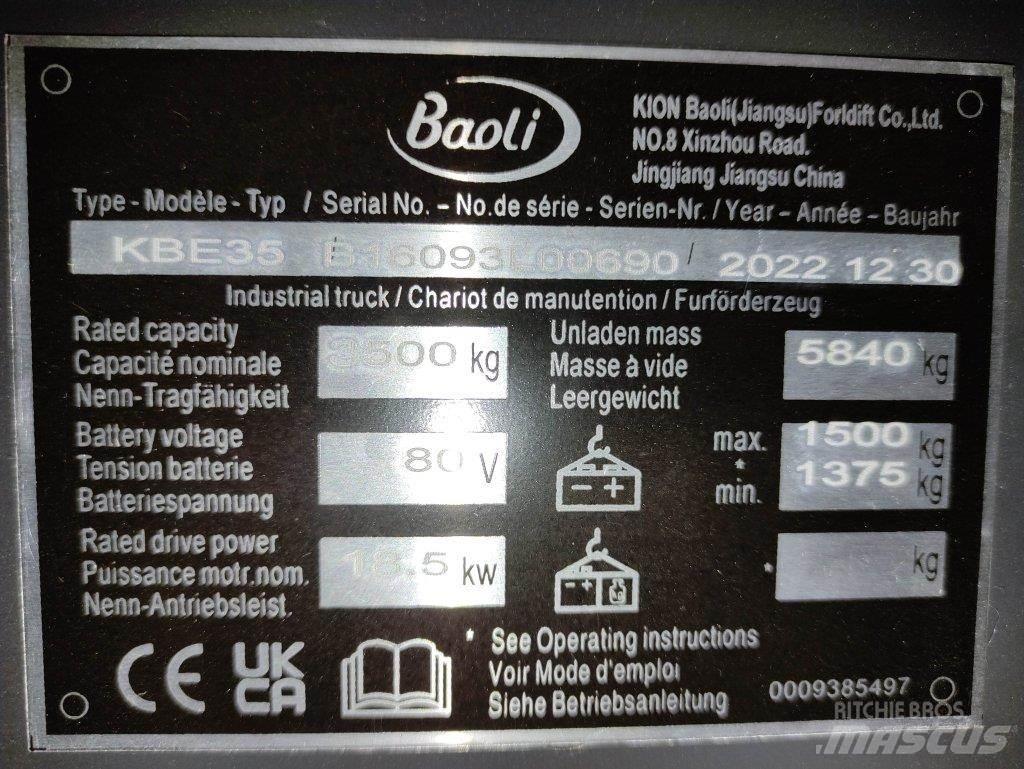 Baoli KBE35 Sähkötrukit