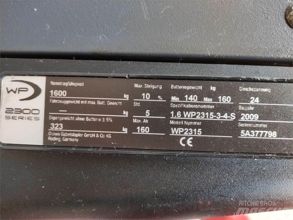 Crown WP2315 Lavansiirtotrukit
