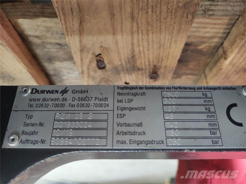 Durwen RZV 25 S Muut materiaalinkäsittelykoneet