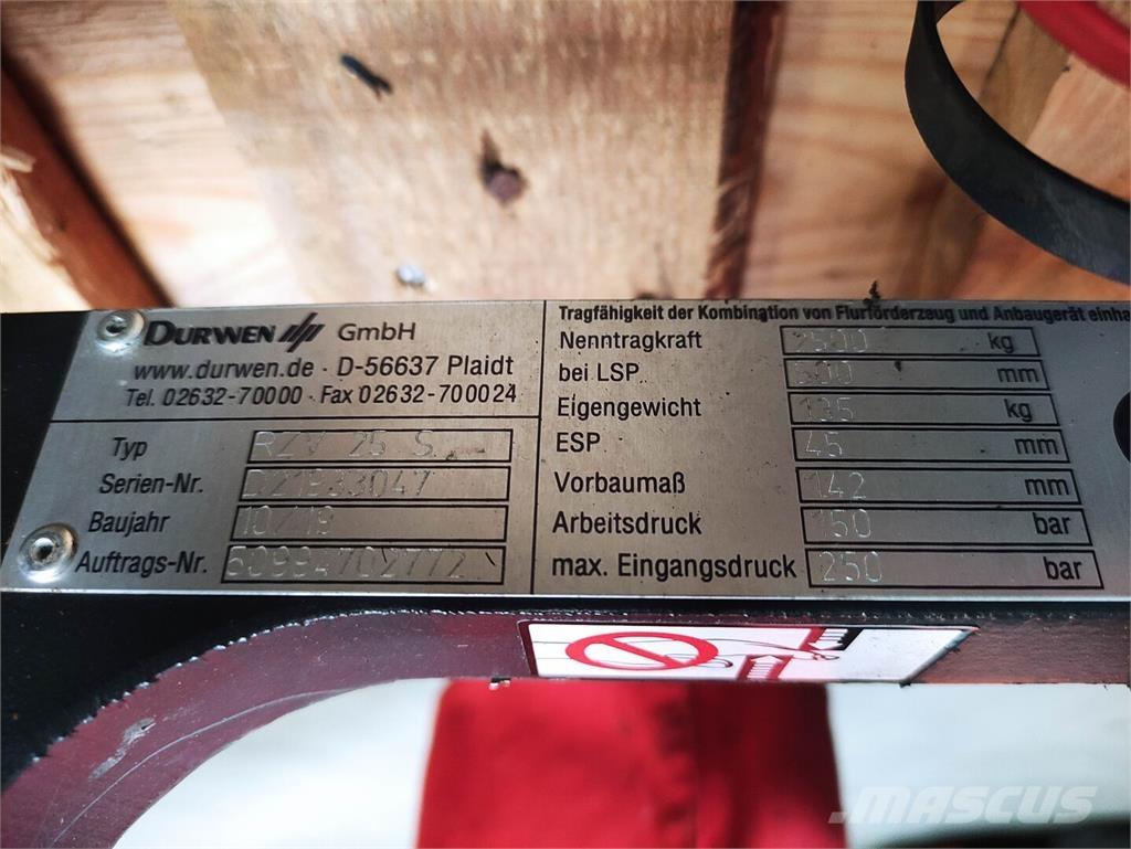 Durwen RZV 25 S Muut materiaalinkäsittelykoneet