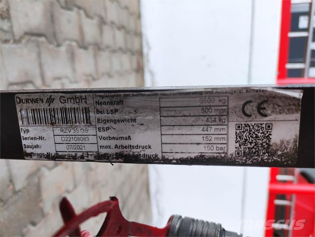 Durwen RZV 35 GS Muut materiaalinkäsittelykoneet
