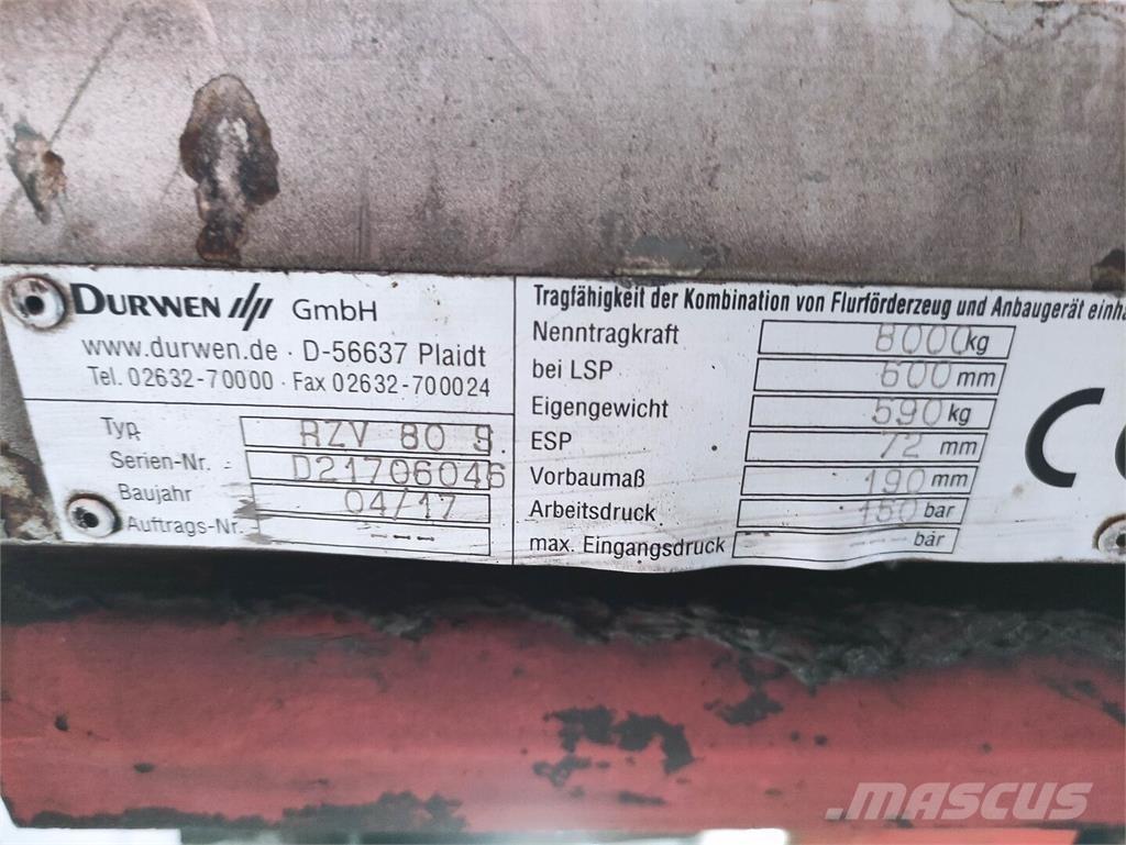 Durwen RZV 80S Muut materiaalinkäsittelykoneet
