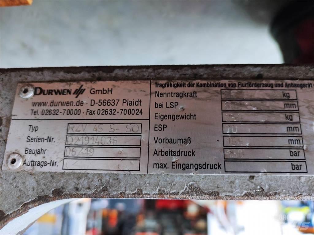 Durwen RZV45S-S0 Muut materiaalinkäsittelykoneet