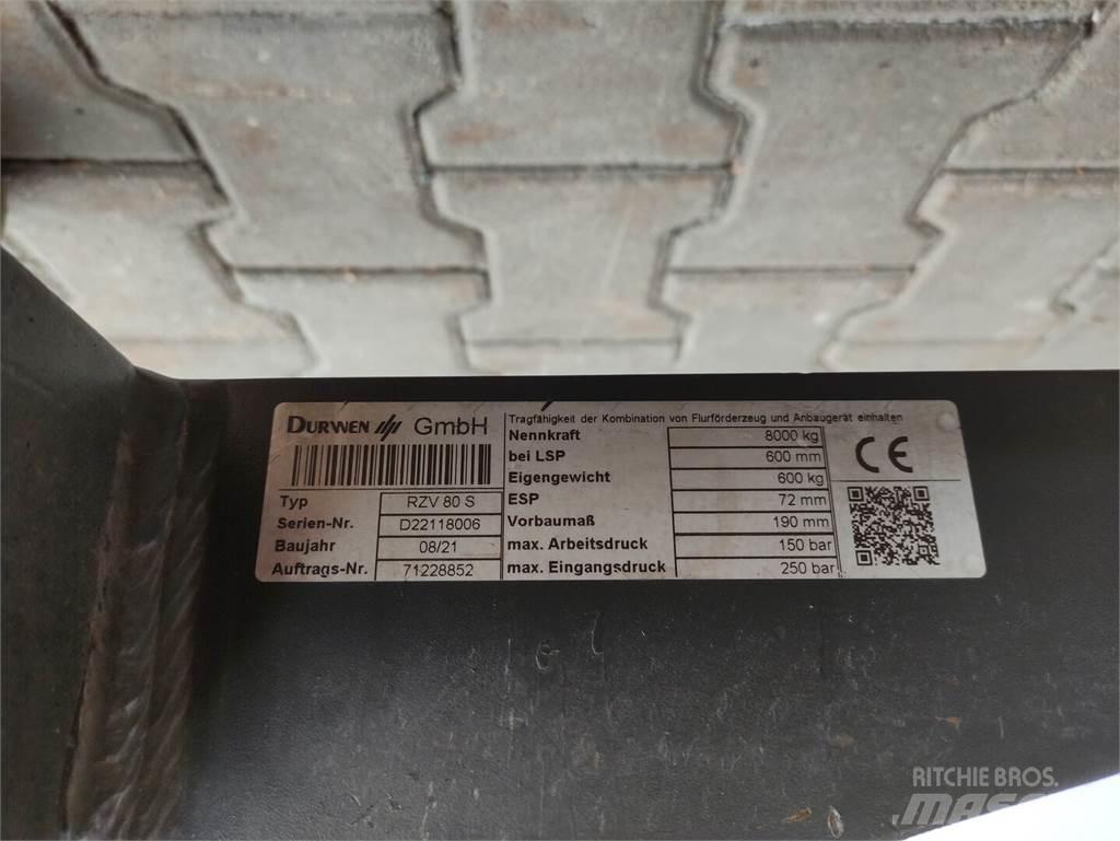Durwen RZV80S Muut materiaalinkäsittelykoneet