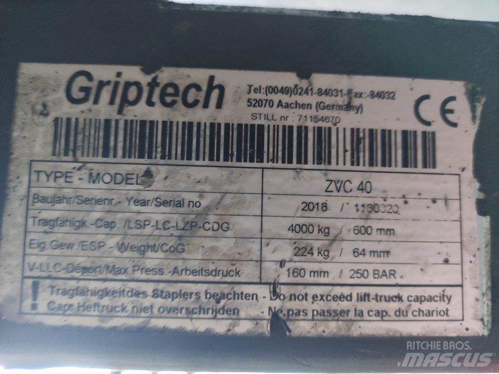 Griptech ZVC 40 Muut materiaalinkäsittelykoneet