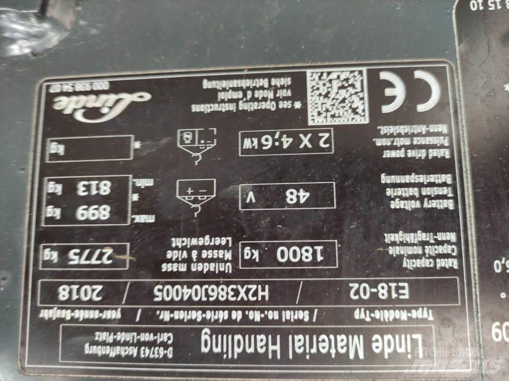 Linde E18-02-386 EVO Sähkötrukit