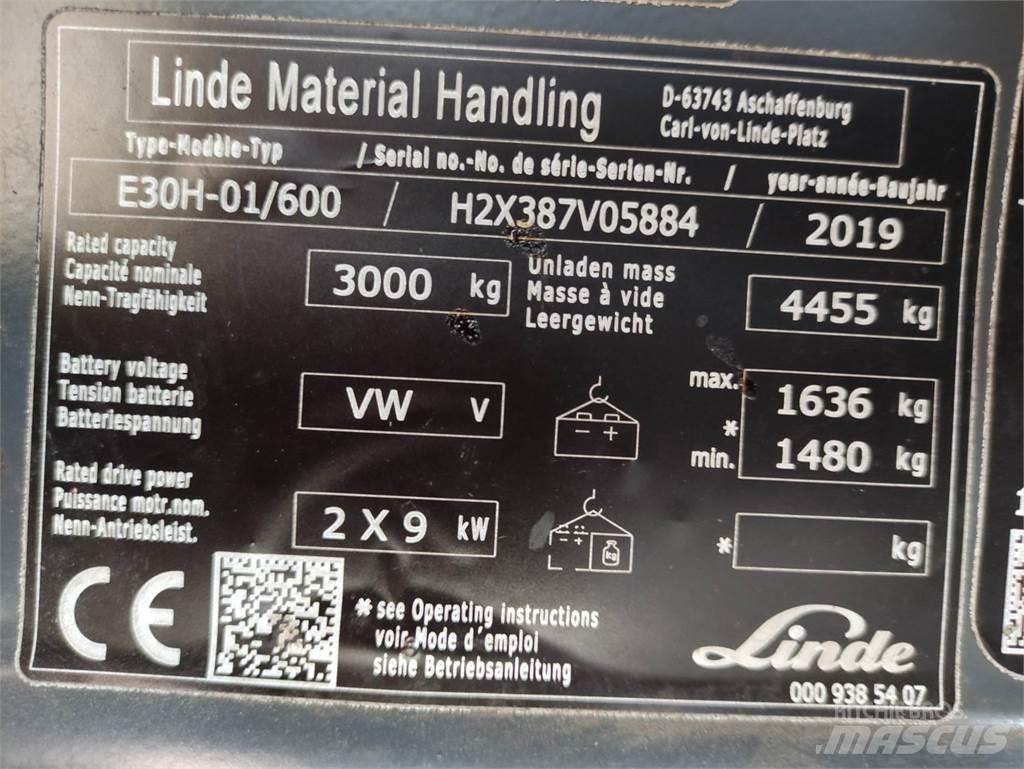Linde E30H-01/600-387 Sähkötrukit