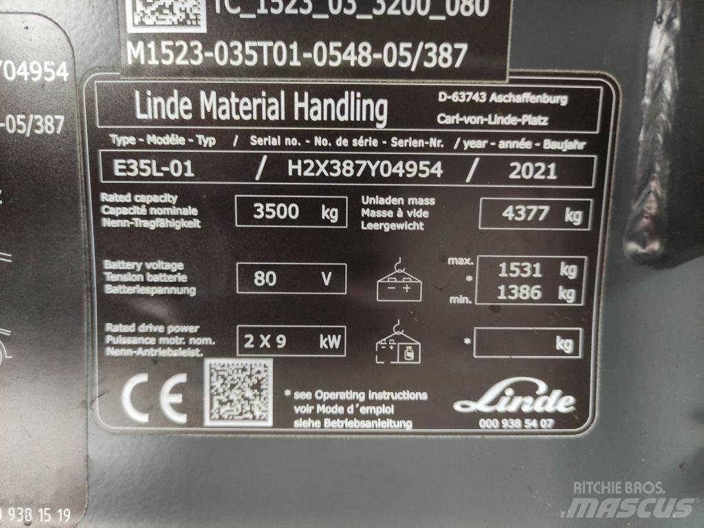 Linde E35L-01-387 Sähkötrukit