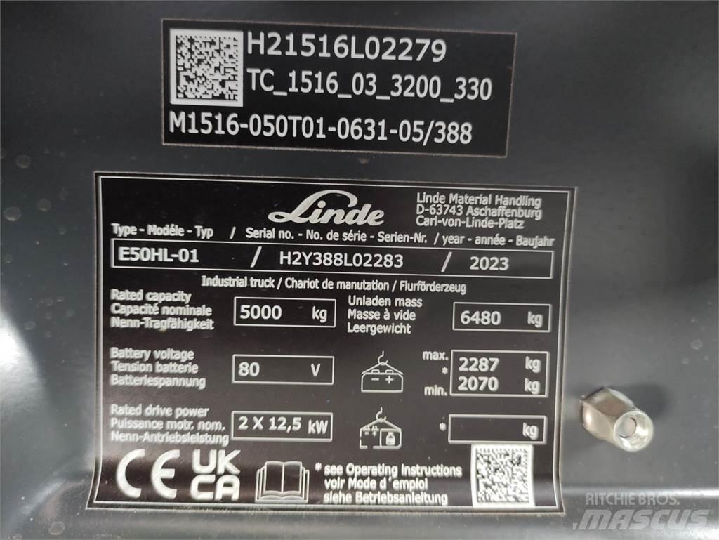 Linde E50HL-388 Sähkötrukit