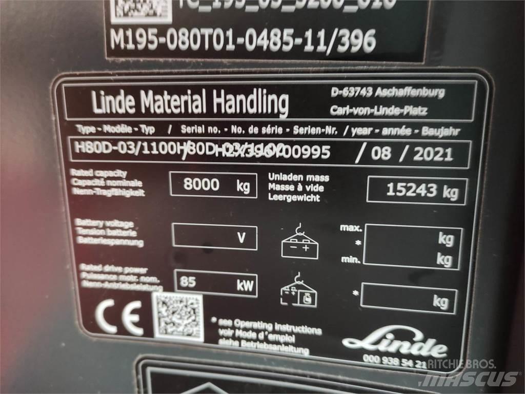 Linde H80D-1100-03-396 Dieseltrukit