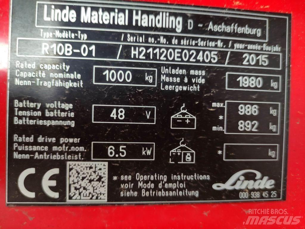 Linde R10B-01-112 Työntömastotrukit