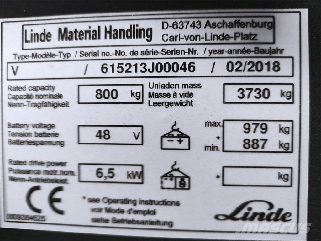 Linde V Modular Korkeakeräilytrukit