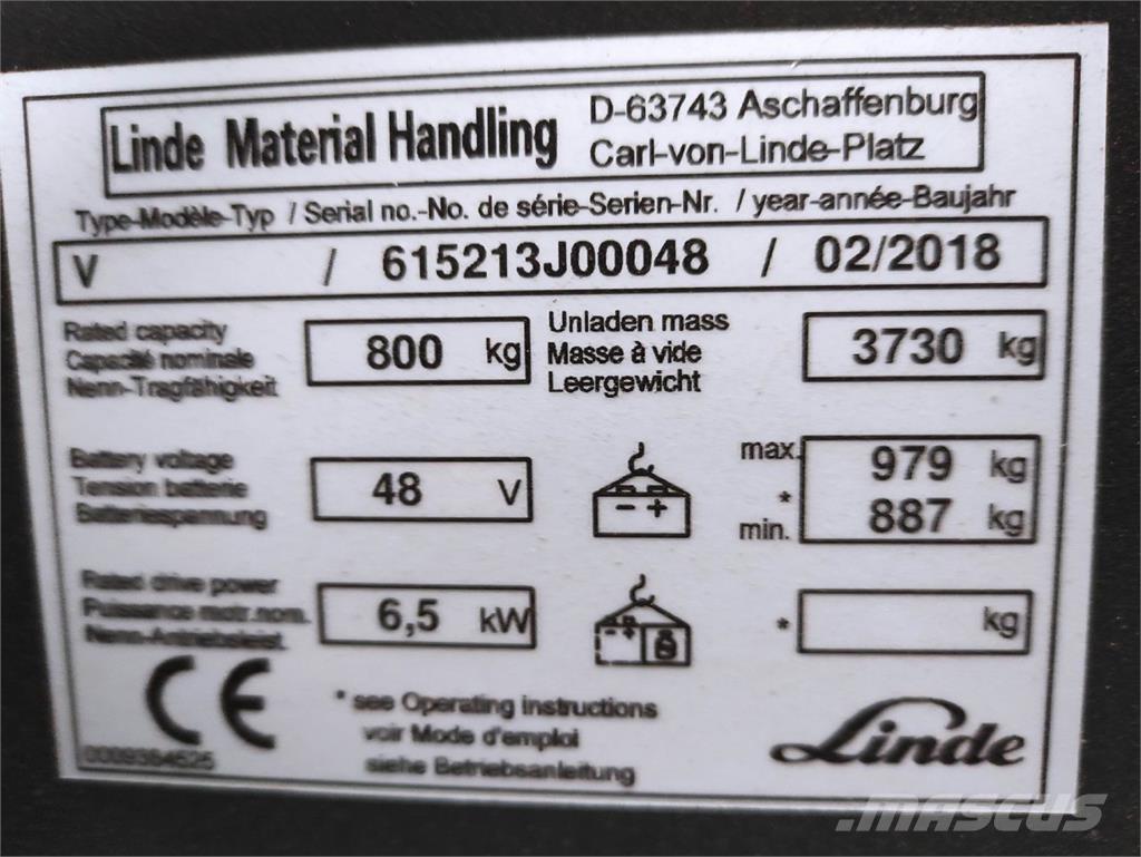 Linde V Modular Korkeakeräilytrukit