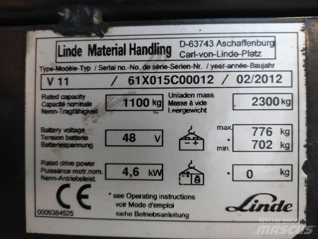 Linde V11 Korkeakeräilytrukit
