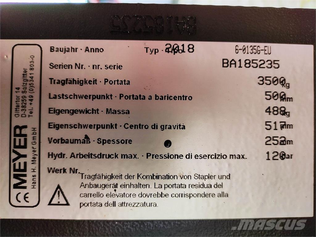Meyer 6-0135G-EU Paalipihdit