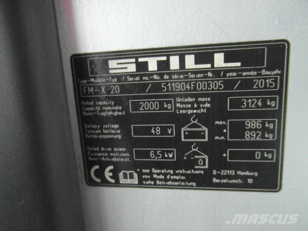 Still FM-X-20 Työntömastotrukit