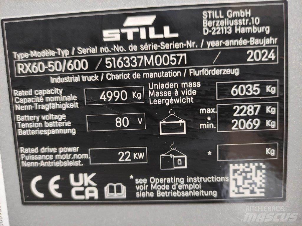 Still RX60-50/600 Sähkötrukit