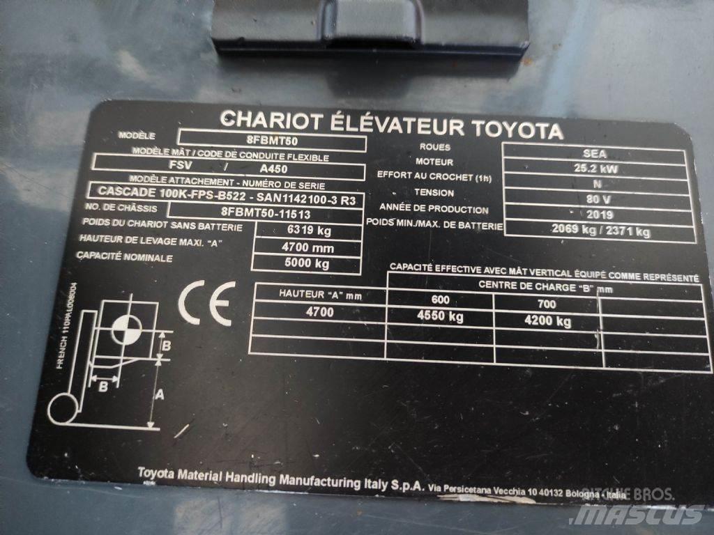 Toyota 8FBMT50 Sähkötrukit