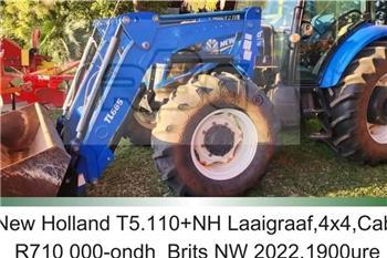New Holland T5.110 with NH loader - 110hp / 82kw