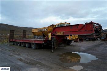 Damm 6 axle machine trailer.