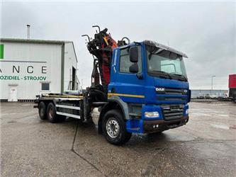 DAF CF 85.460 6x4 with crane for containers vin 561